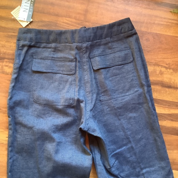 Nine & Co. Size 2 petite linen cotton pants jacket outfit - Picture 8 of 8